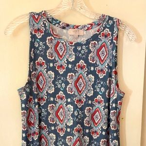 Loft Outlet Summer Swing Dress